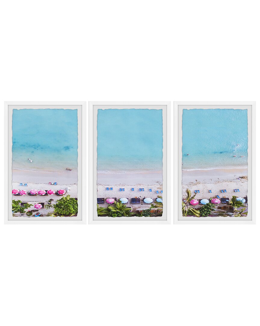 Marmont Hill Weekend Escape Triptych Wall Art In Multicolor