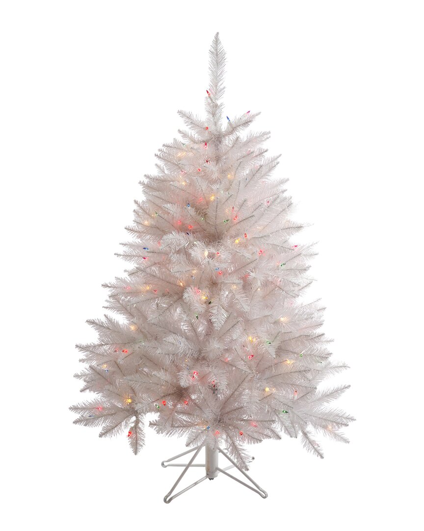 Vickerman 3.5ft Sparkle White Spruce Artificial Christmas Tree In Neutral