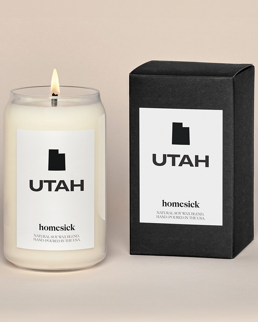 Shop Homesick Utah Candle In White