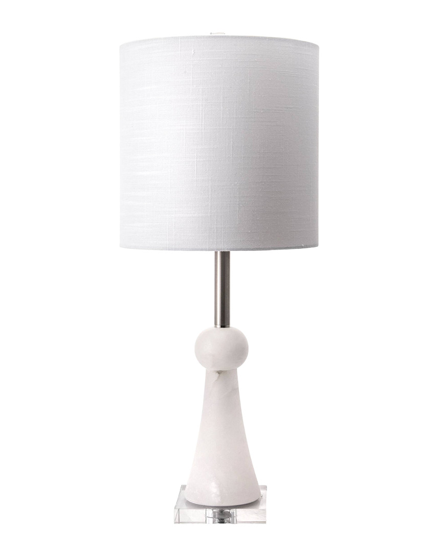 Nuloom 30in Alabaster Bambi Spire Linen Shade Table Lamp