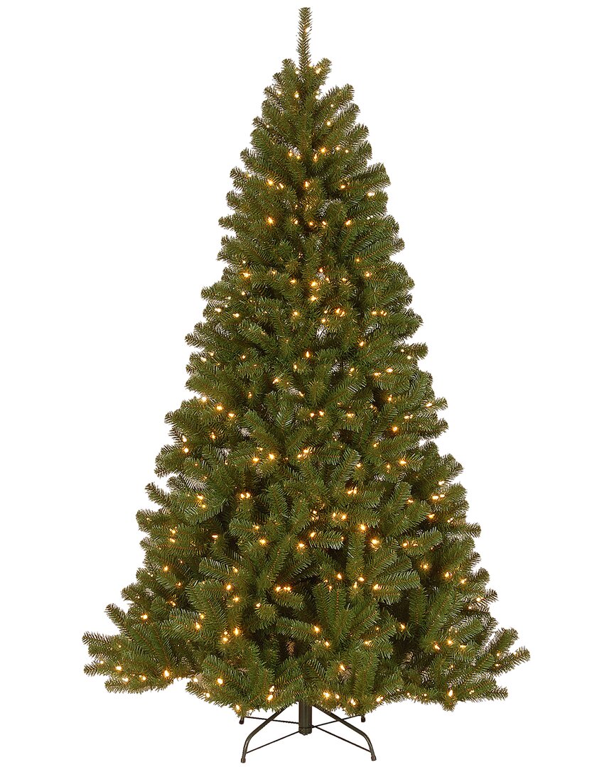 National Tree Company 7.5ft Powerconnect North Valley Spruce Tree With Lights In Green