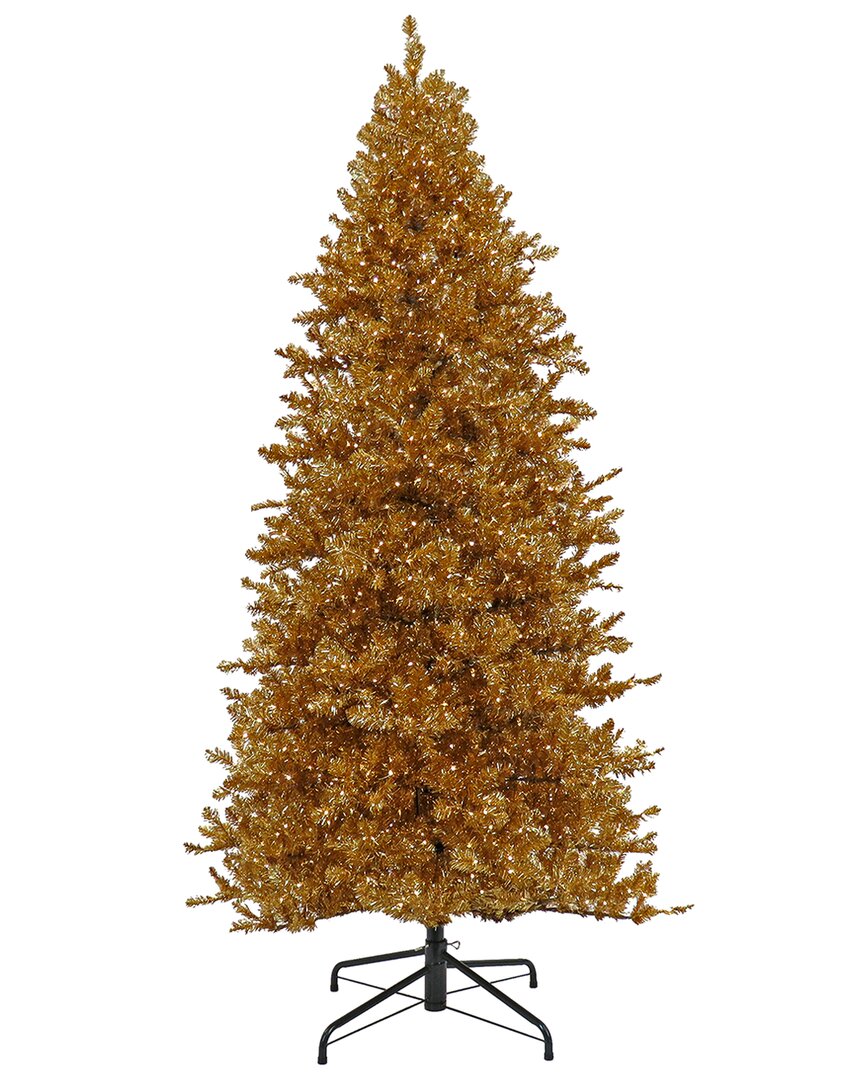 National Tree Company 10ft Pre-lit Christmas True Metallic Tree In Gold