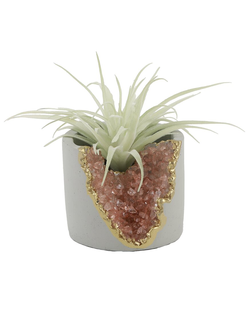 Flora Bunda 6in & 4.75in Text Relax Ceramic Footed Planter Set Of 2 In Multi