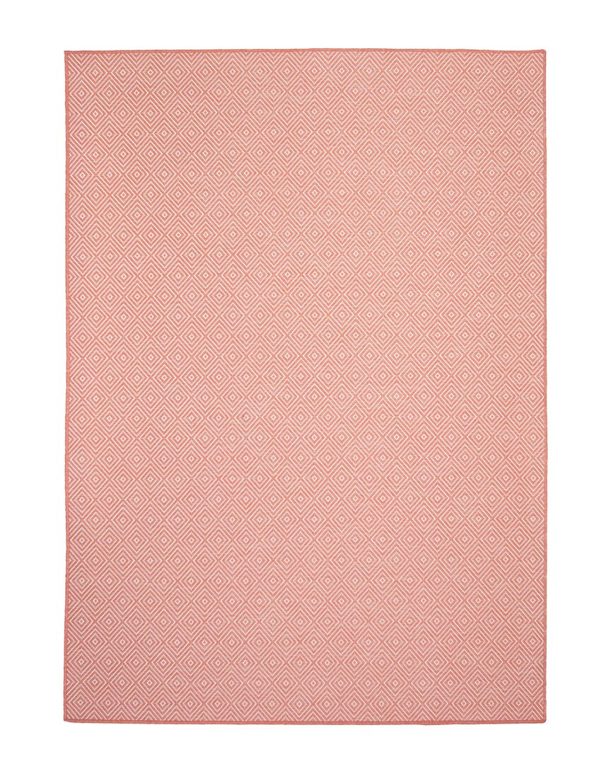 Ecarpet Veranda Diamond Indoor/outdoor Rug In Coral