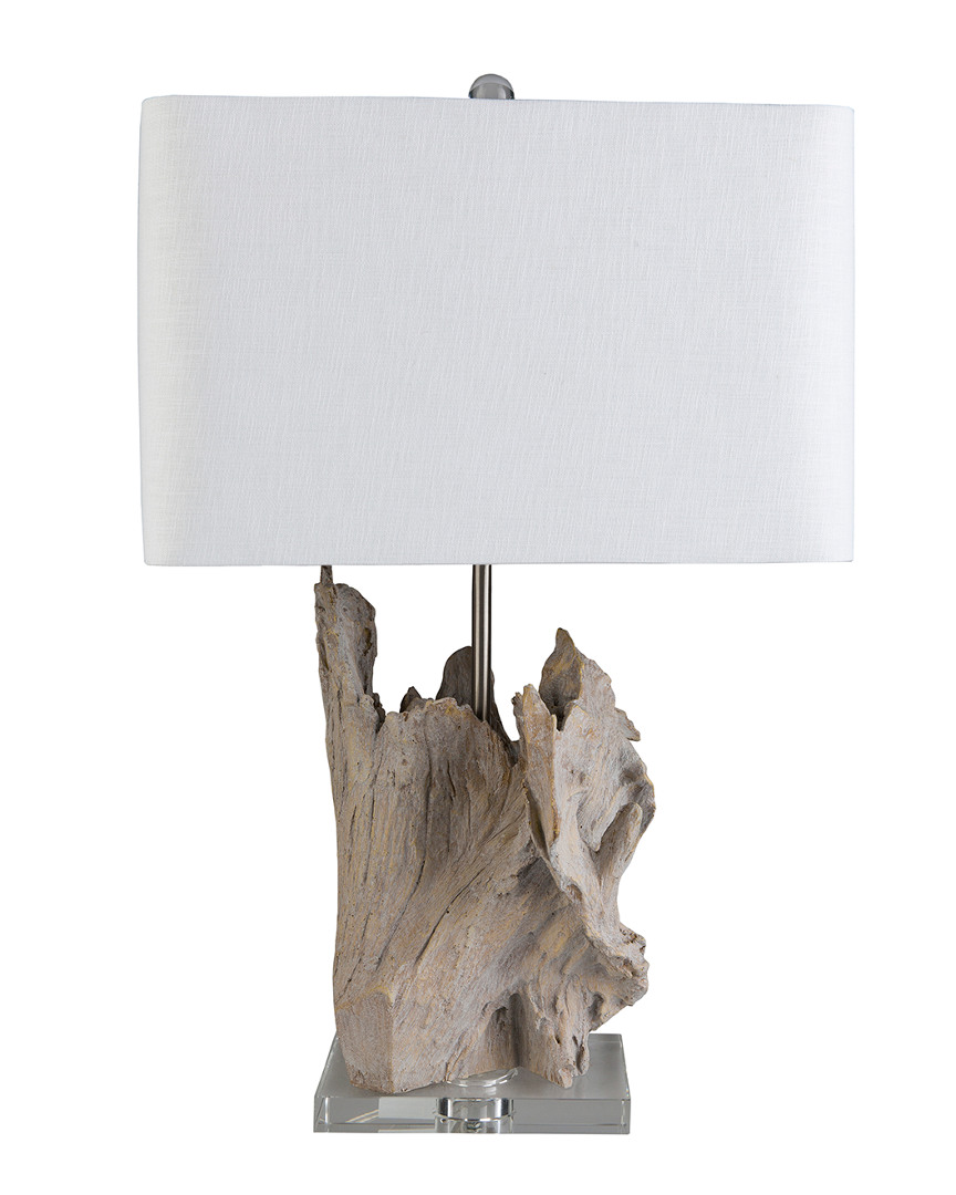 Surya Darby White Table Lamp