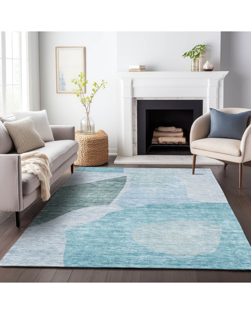 Addison Rugs Premium Washable Area Rug In Blue
