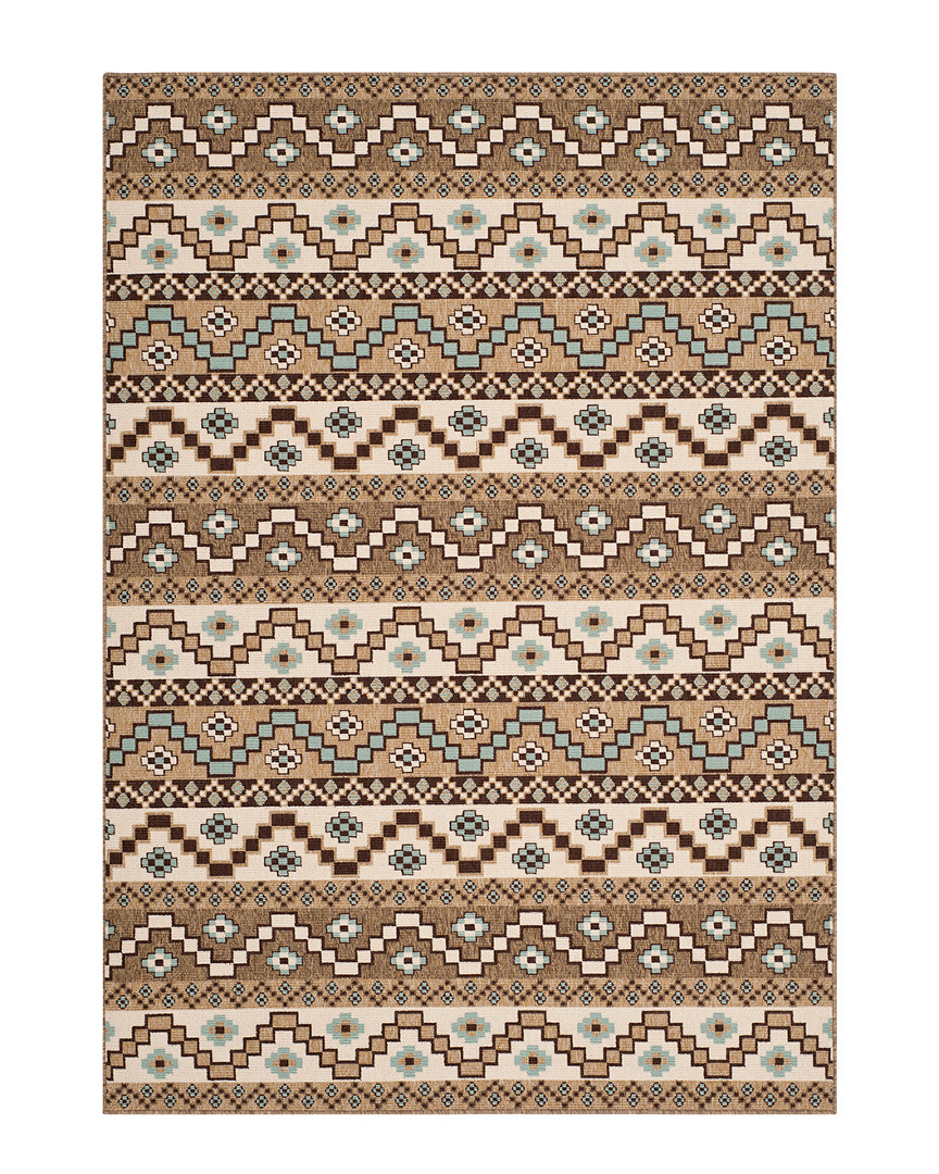 Safavieh Dnu  Veranda Indoor/outdoor Rug In Cream