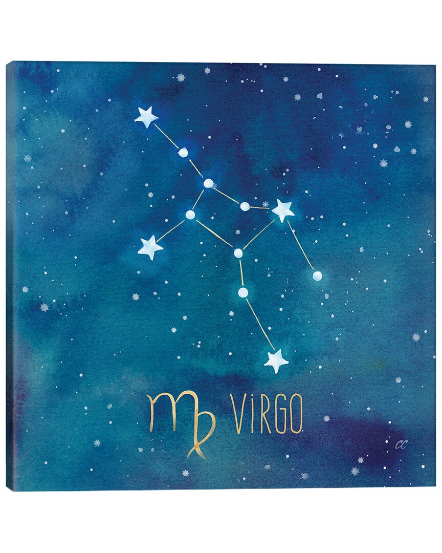 Icanvas Star Sign Virgo By Cynthia Coulter Wall Art