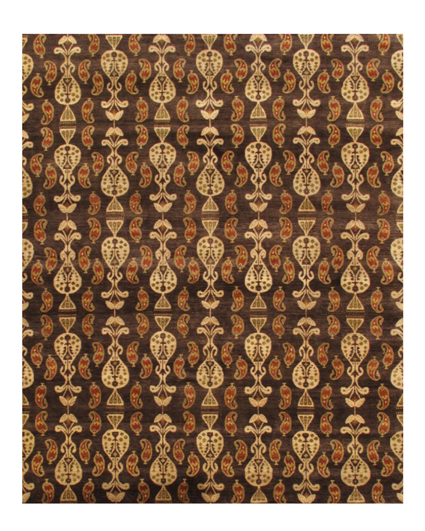 Pasargad Home Ikat Hand-knotted Rug