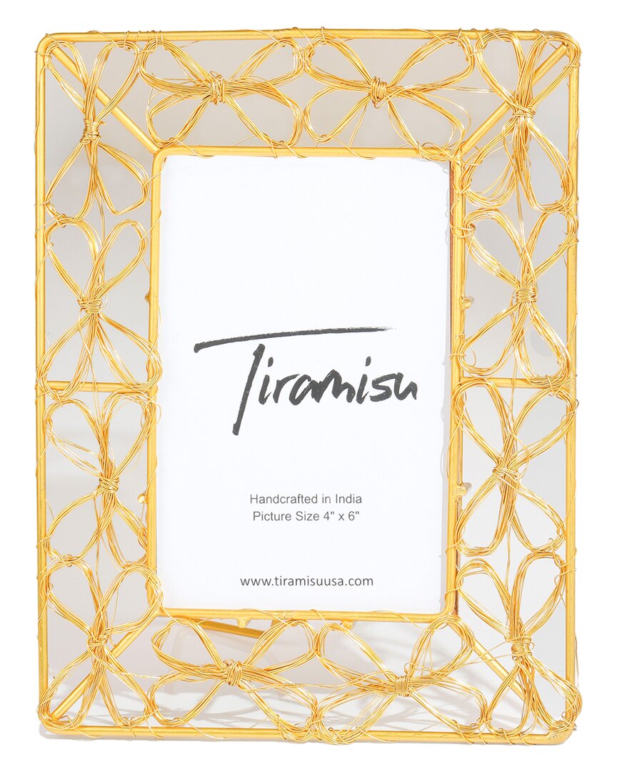 Tiramisu Golden Loop Picture Frame In Gold