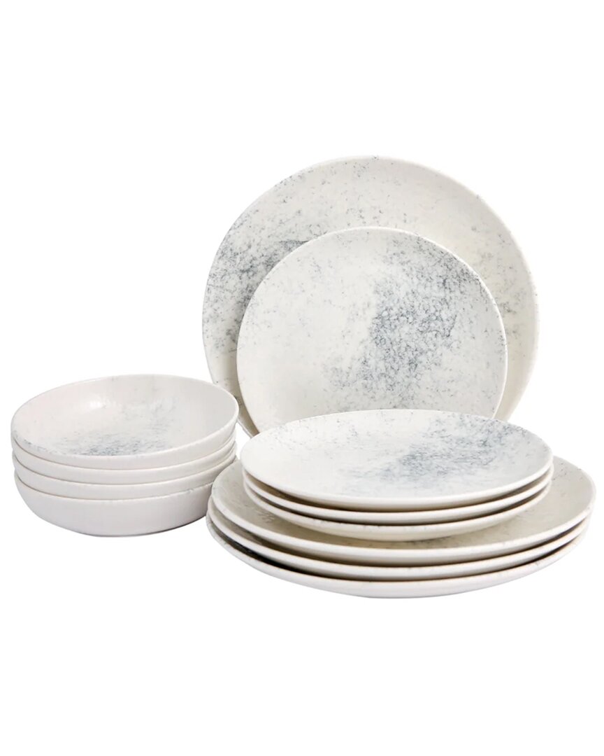 Porland Smoky 12-piece Dinner Set