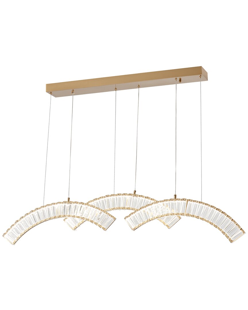 Finesse Décor Sanford Chandelier In Gold