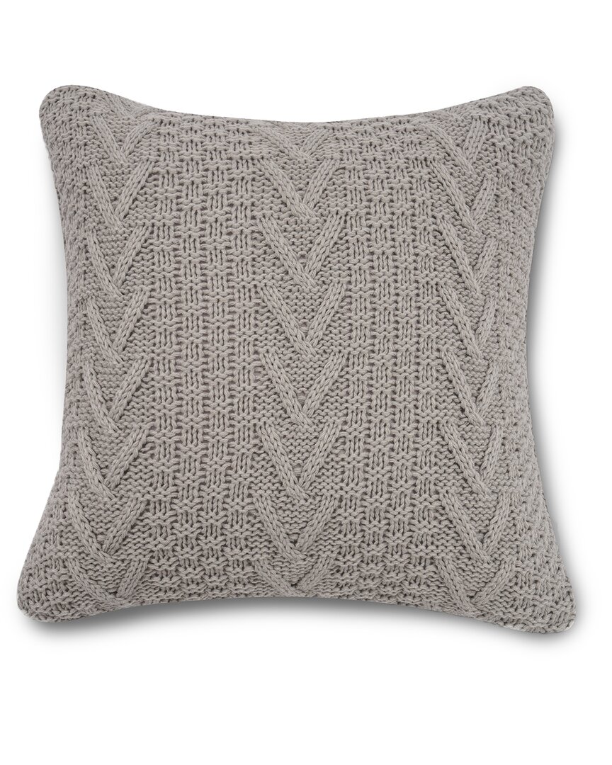 Evergrace Retree Sueter Knit Assent Pillow In Gray