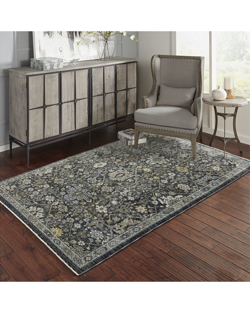 Stylehaven Arlington Oriental Blue/ Rug In Blue