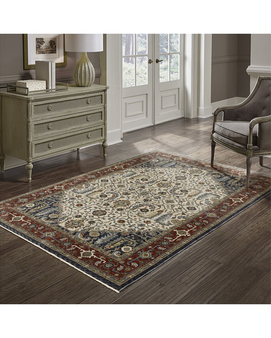 Stylehaven Arlington Oriental Medallion Rug In White