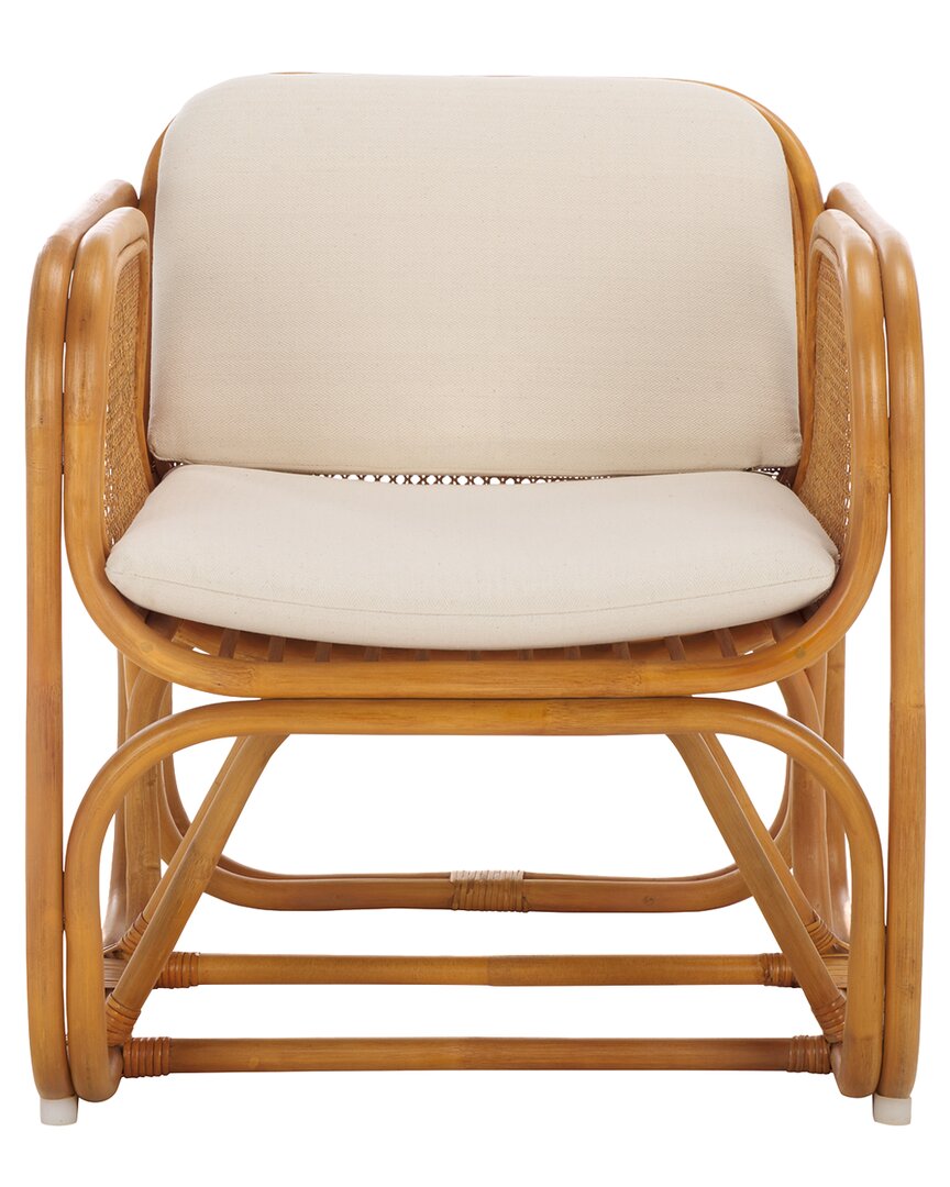 Safavieh Couture Brauner Rattan Pole Accent Chair