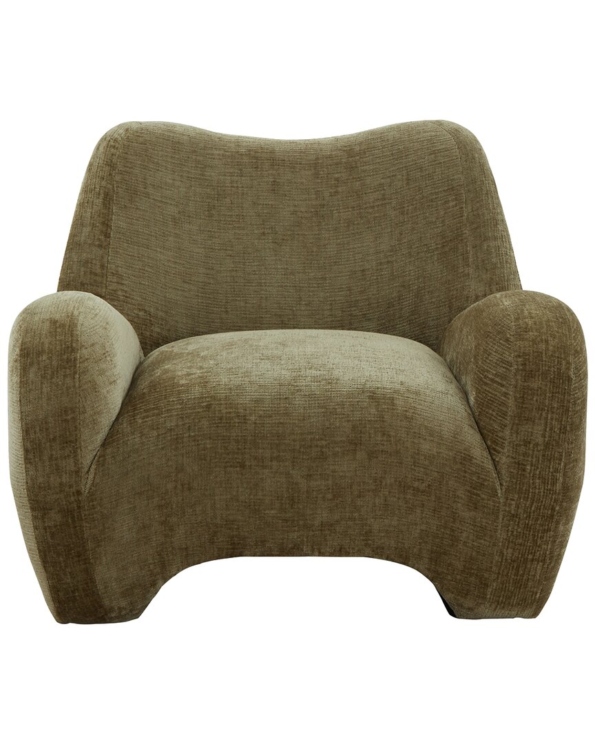 Safavieh Couture Randal Chenille Accent Chair In Brown