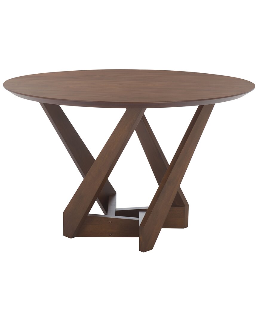 Safavieh Couture Hildabryna Round Wood Dining Table