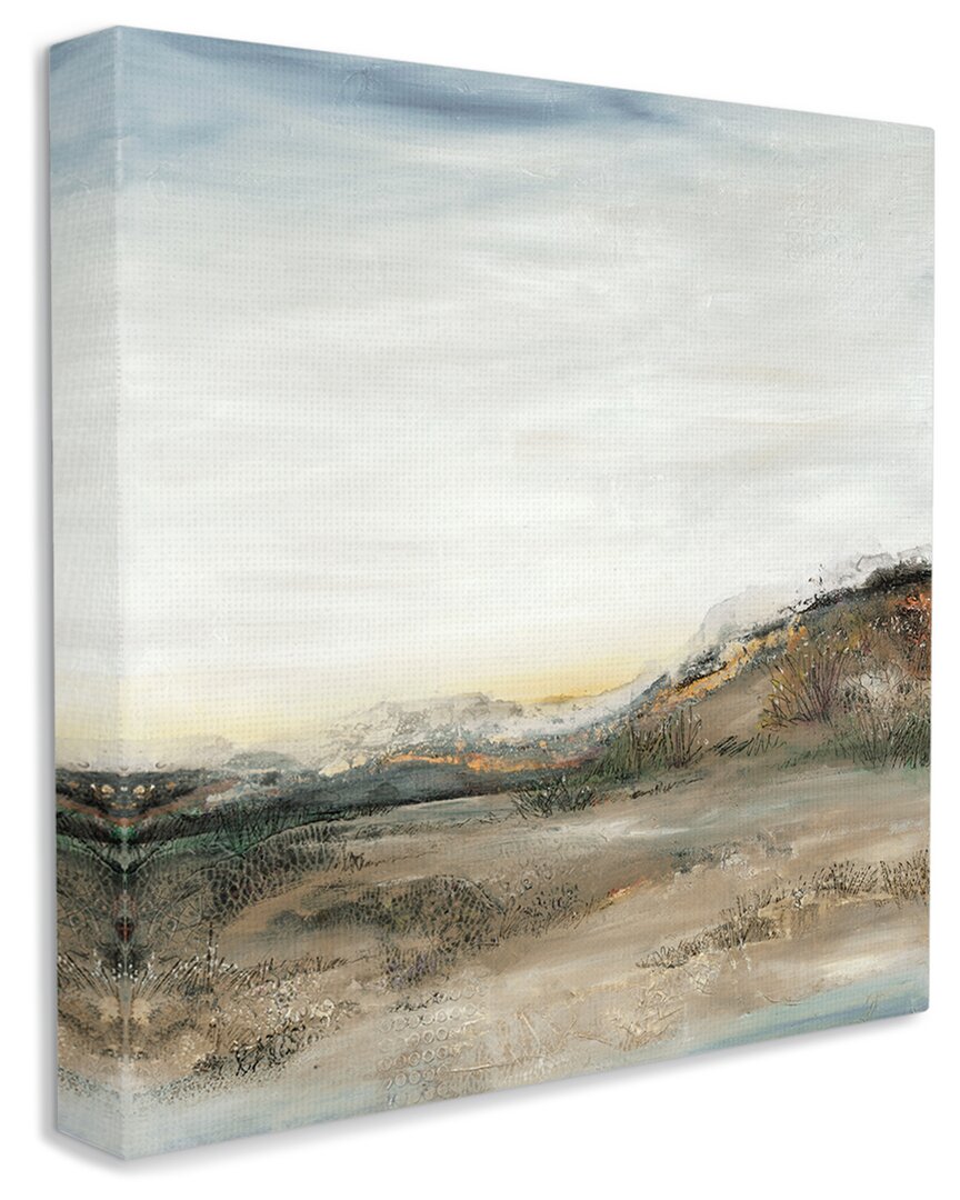 Stupell Industries Desert Landscape Abstraction Rustic Mountain Range Stretched Canvas Wall Art By Ruth From In Multi