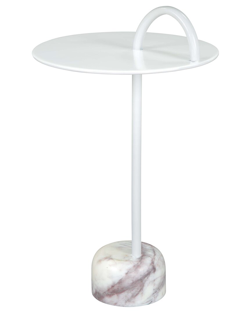 Zuo Will Side Table In White