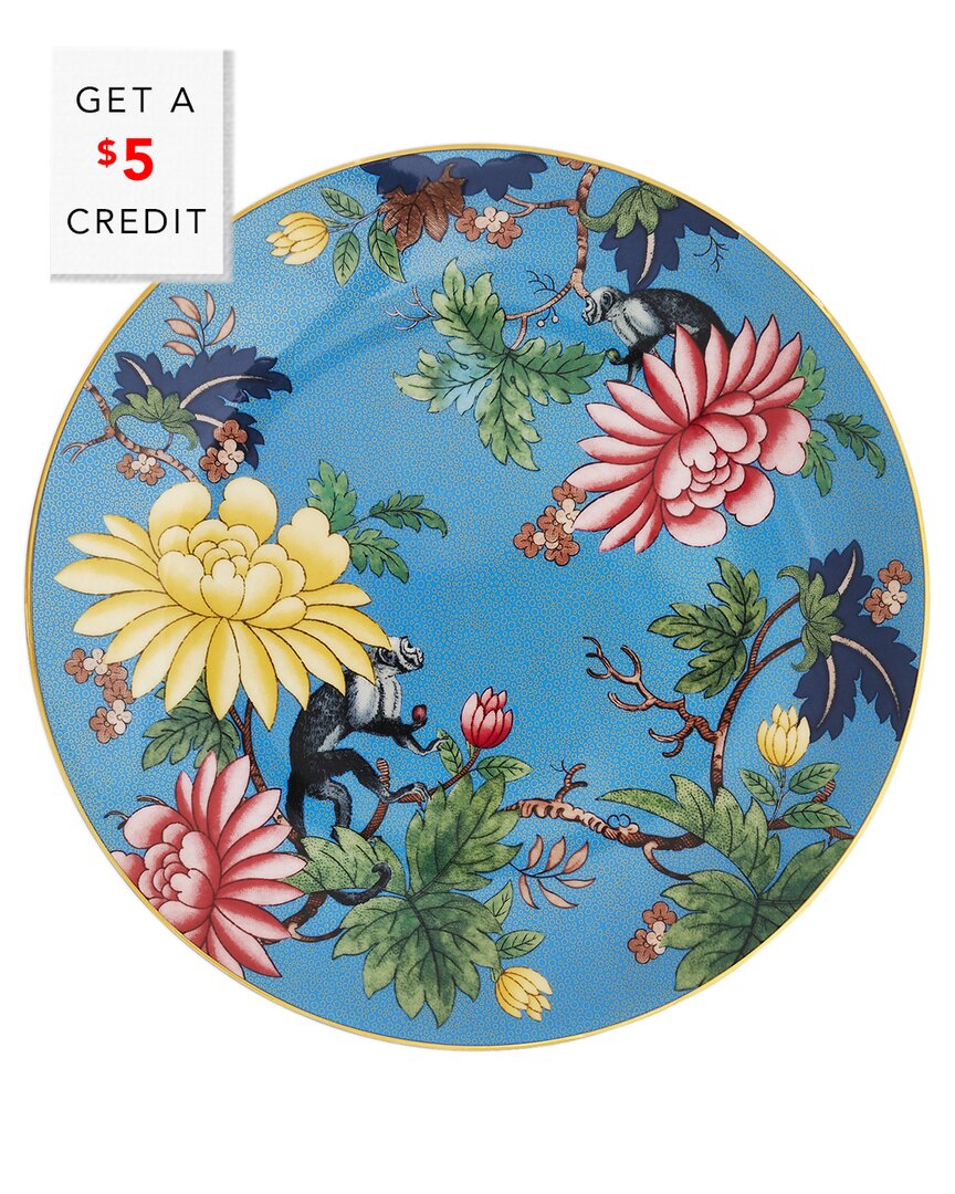 Wedgwood Wonderlust Sapphire Garden Coupe Plate With $5 Credit