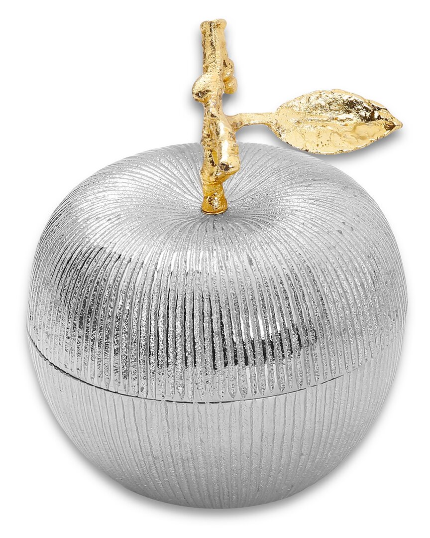 Alice Pazkus Silver Apple Shaped Jar