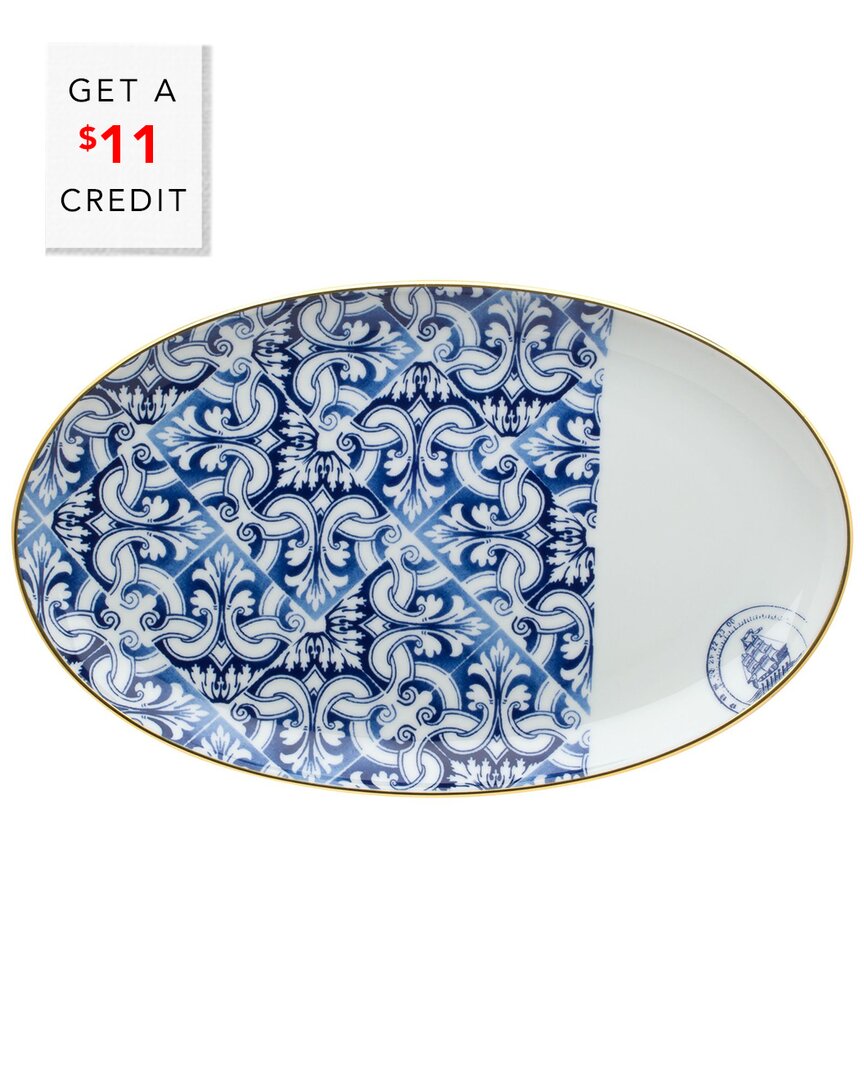 Vista Alegre Transatlantica Medium Oval Platter With $11 Credit In Multi