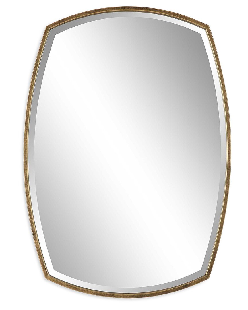 Uttermost Varenna Aged Vanity Mirror In Gold