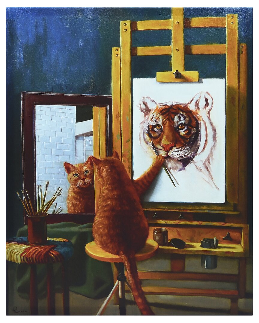Empire Art Direct Norman Catwell Graphic Art Print On Wrapped Canvas Wall Art In Multi