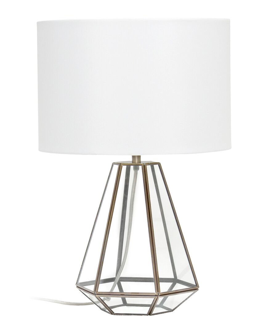 Lalia Home Transparent Triagonal Table Lamp