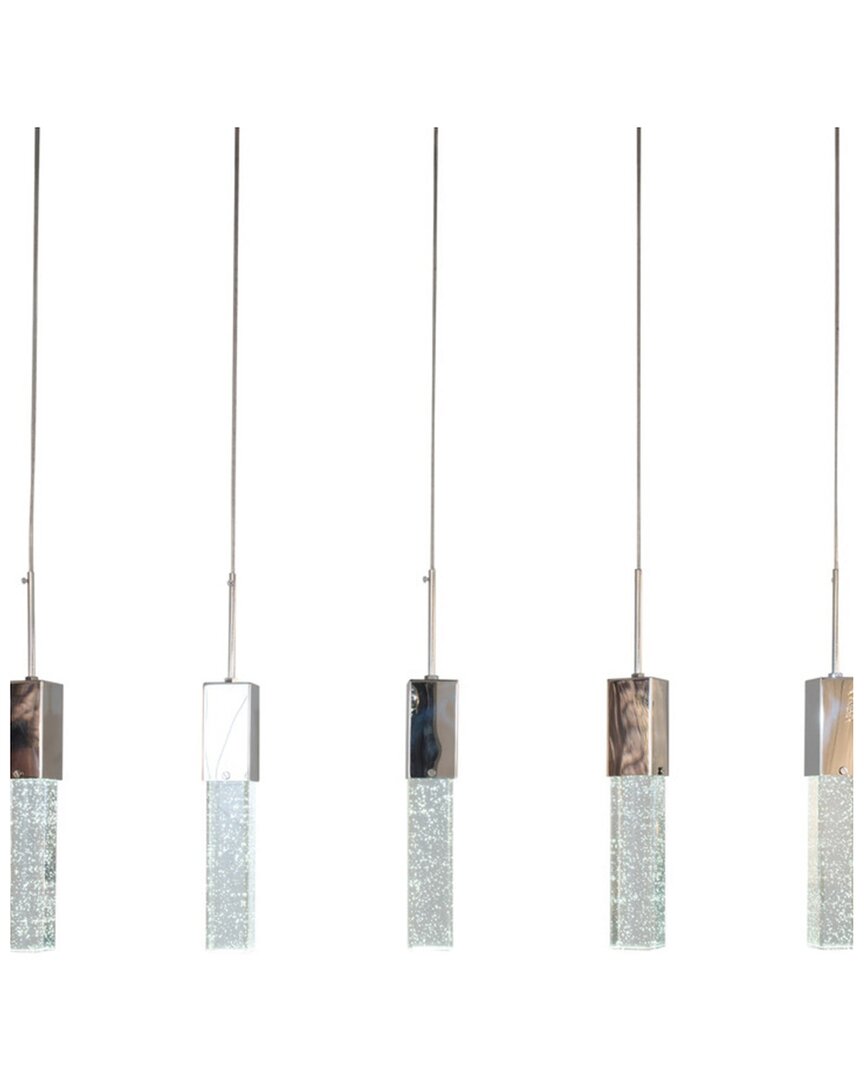 Finesse Decor Sparkling Night Chandelier In Silver