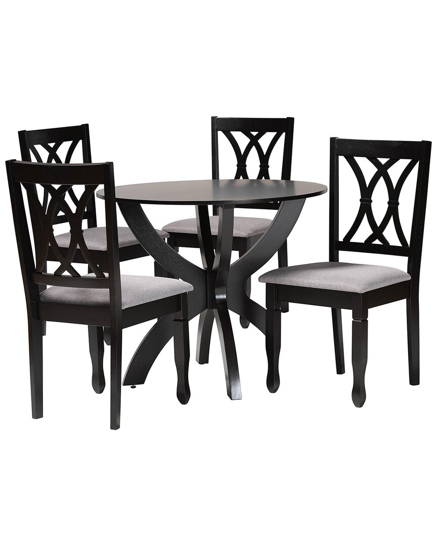 Baxton Studio Maya Modern 5pc Dining Set