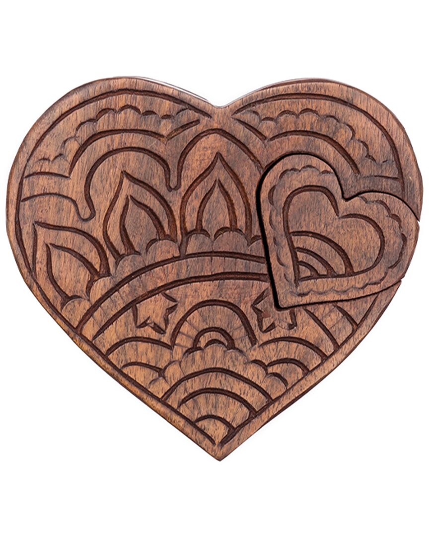 Matr Boomie Heart Puzzle Box Jewelry Holder