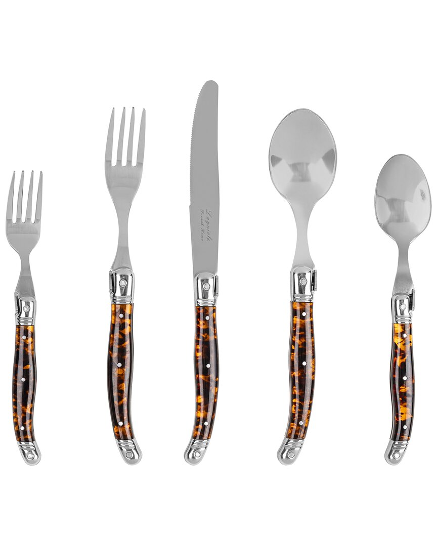 French Home Laguiole Connoisseur 20pc 18/10 Flatwa