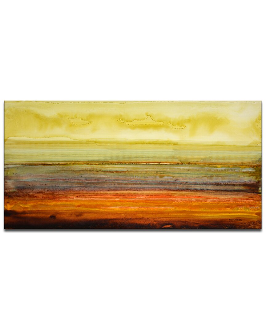 Ready2hangart Amber Coast Wrapped Canvas Wall Art By Norman Wyatt