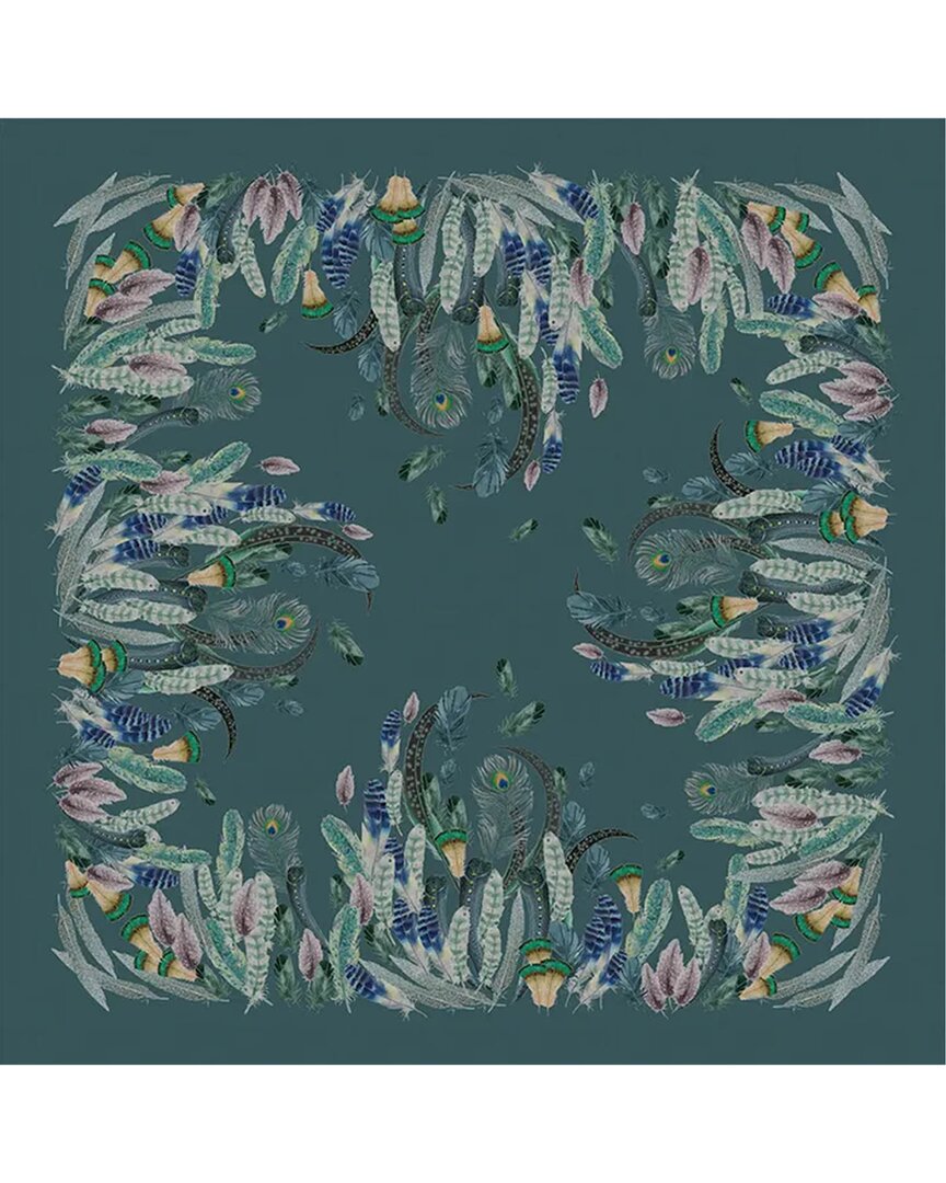 Garnier Thiebaut Panache Canard French Tablecloth In Green