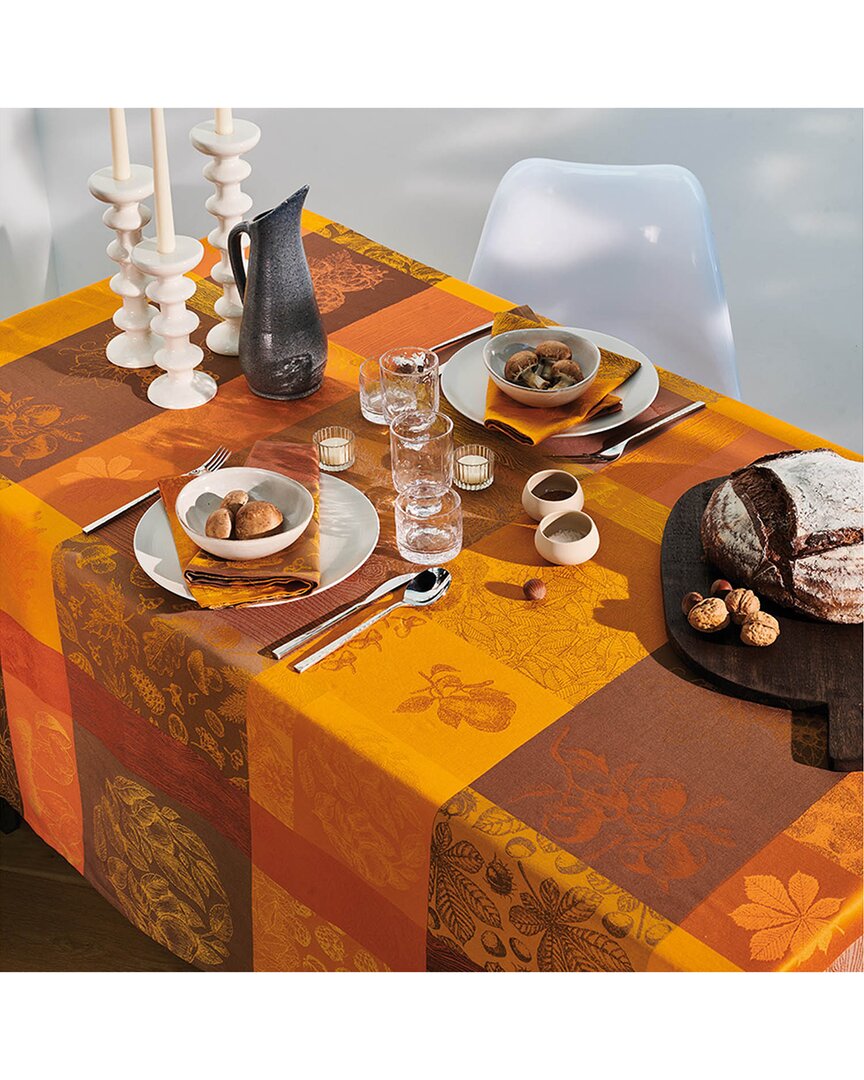 Garnier Thiebaut Mille Bois D'automne Potiron French Tablecloth