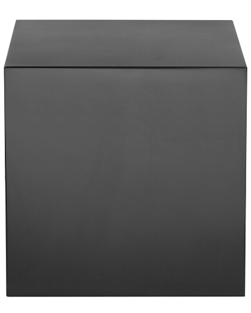 Pangea Home Spencer Tall Side Table In Black
