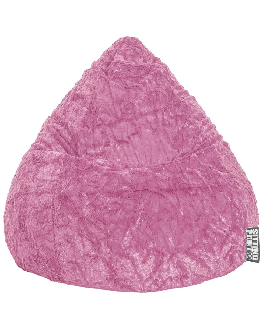 Gouchee Home Fluffy Bean Bag Chair In Pink