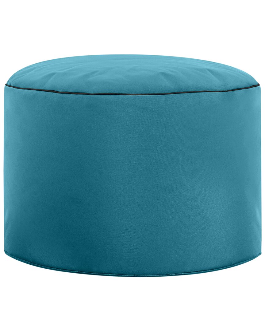 Gouchee Home Dotcom Brava Pouf In Turquoise