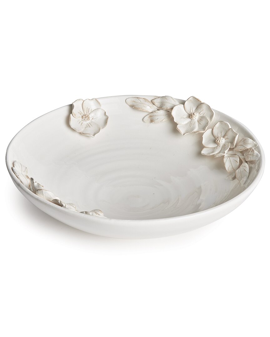 Napa Home & Garden Fiori Decorative Grande Bowl In White
