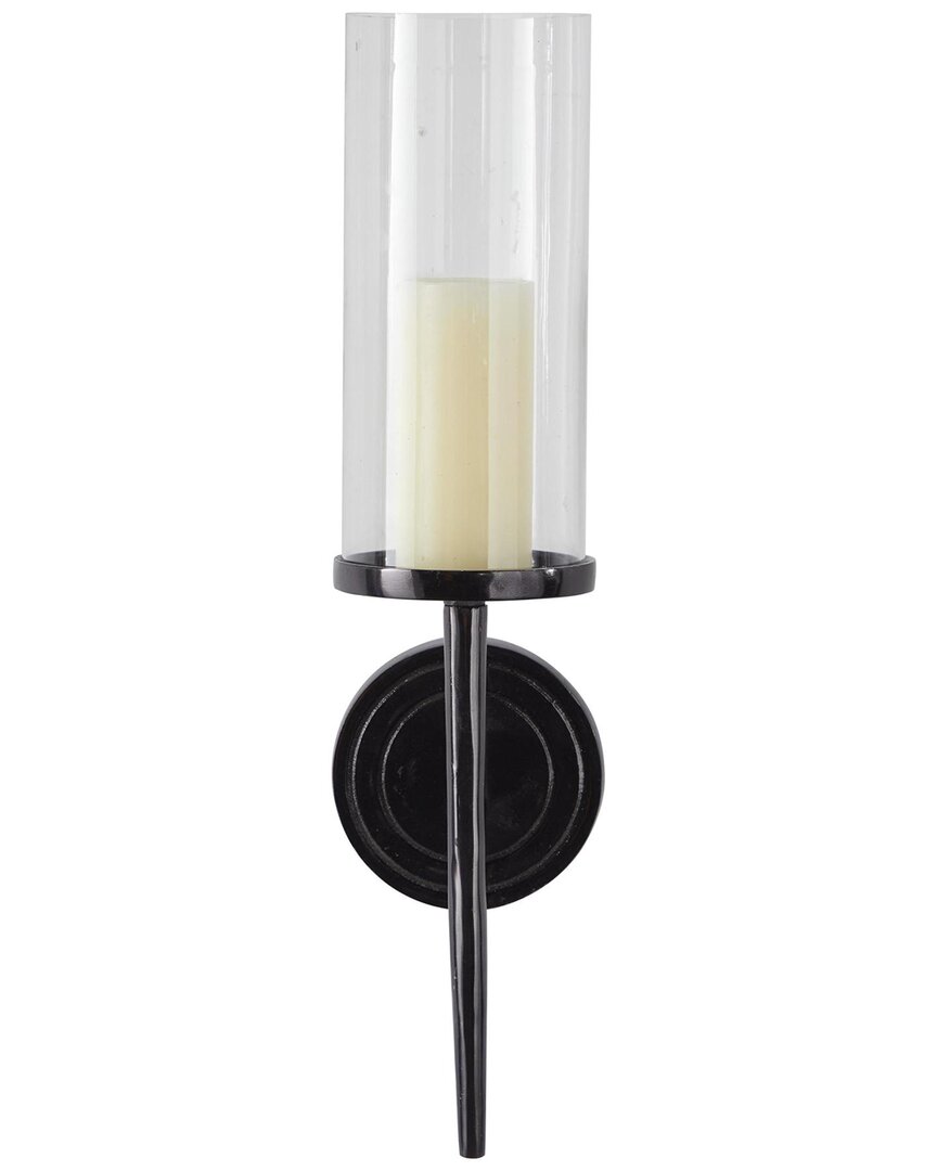 Peyton Lane Modern Metal Wall Sconce In Black