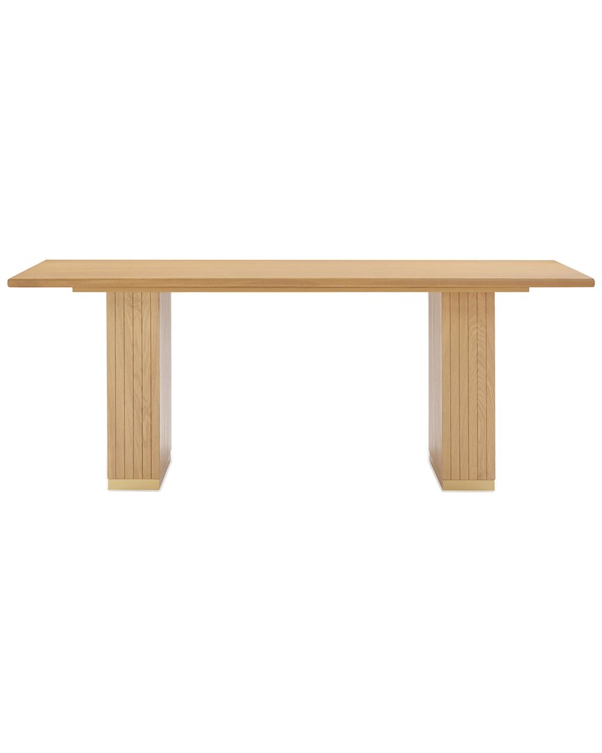 Tov Furniture Chelsea 79in Rectangular Dining Table In Brown