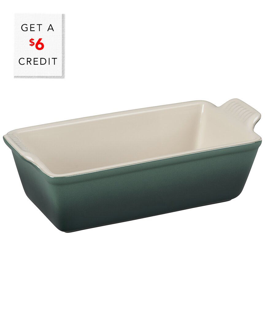 Le Creuset Heritage Loaf Pan With $6 Credit