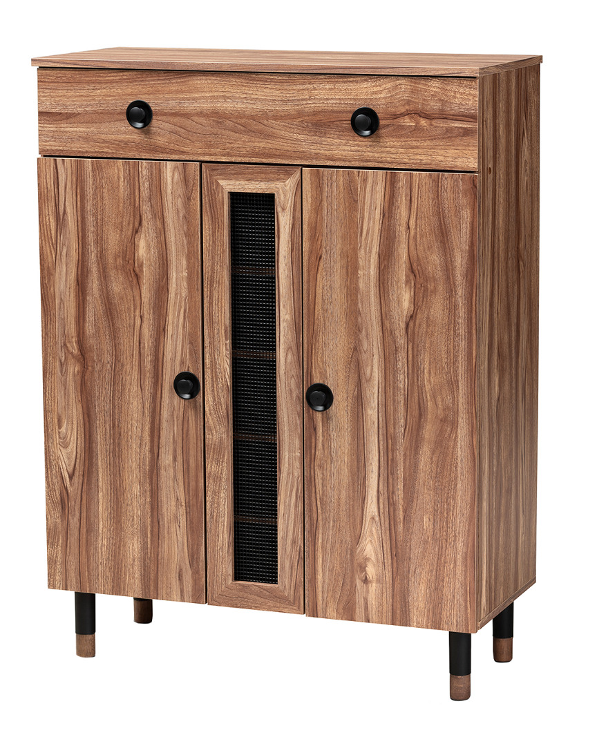 Design Studios Valina 2-door Wood Entryway Shoe Storage Cabinet