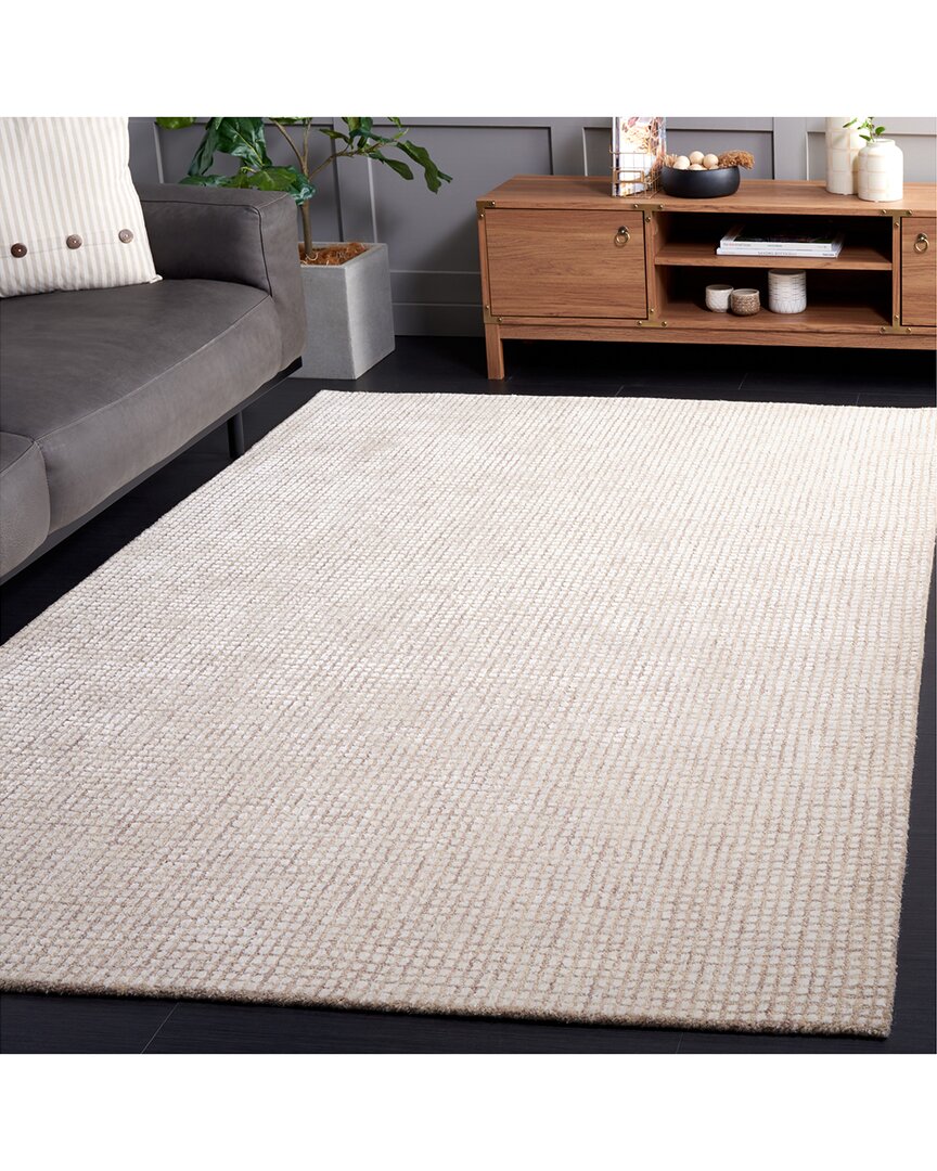 Safavieh Abstract Erya Hand-tufted Wool-blend Rug In Neutral