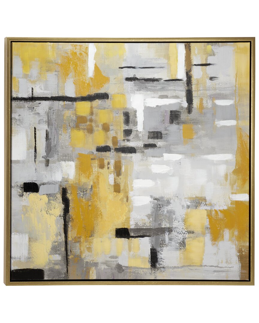 Peyton Lane Polystone Contemporary Abstract Framed Wall Art