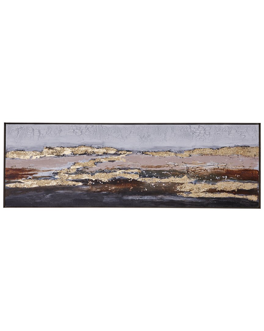 Peyton Lane Polystone Contemporary Abstract Framed Wall Art