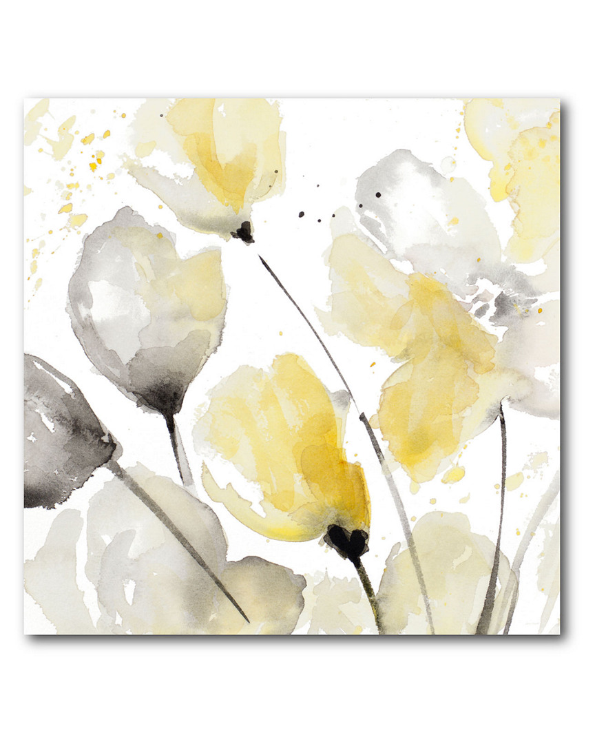 Courtside Market Wall Decor Neutral Abstract Floral Square