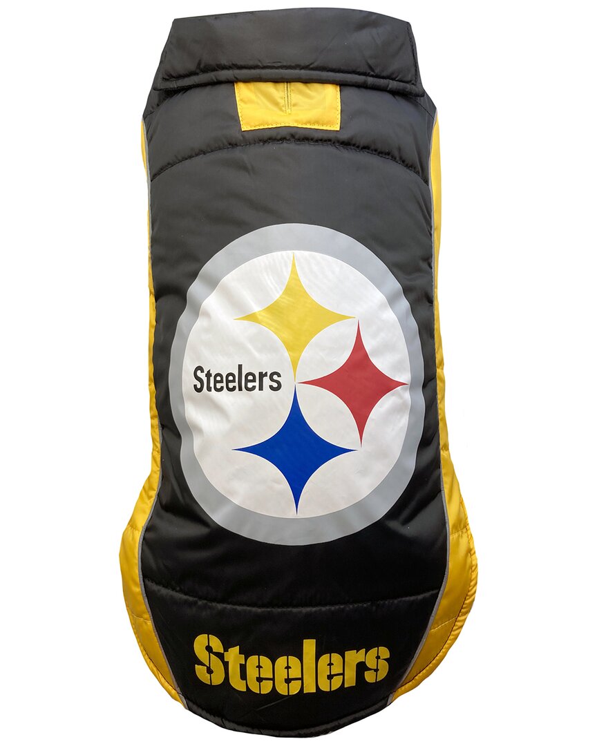 Pets First Nfl Steelers Puffer Vest In Multi